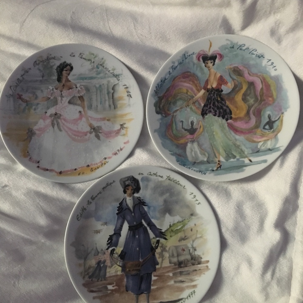 Limoges “Women The Century” Plates
